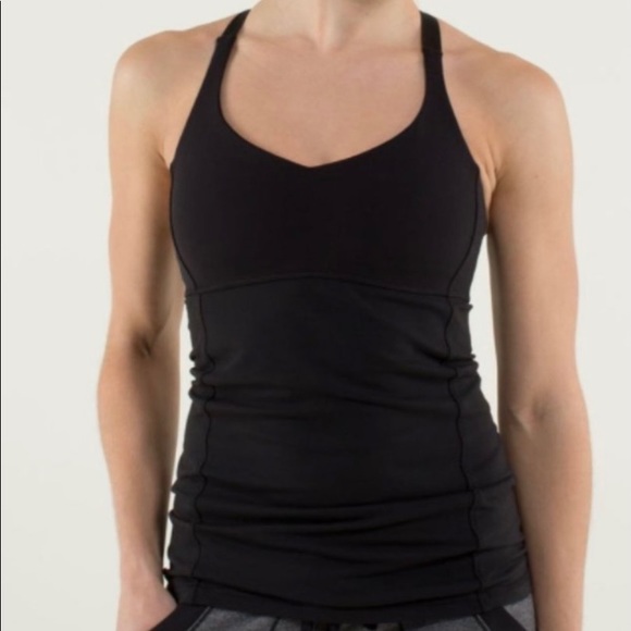 lululemon practice daily tank. size 4. black. - Picture 4 of 4
